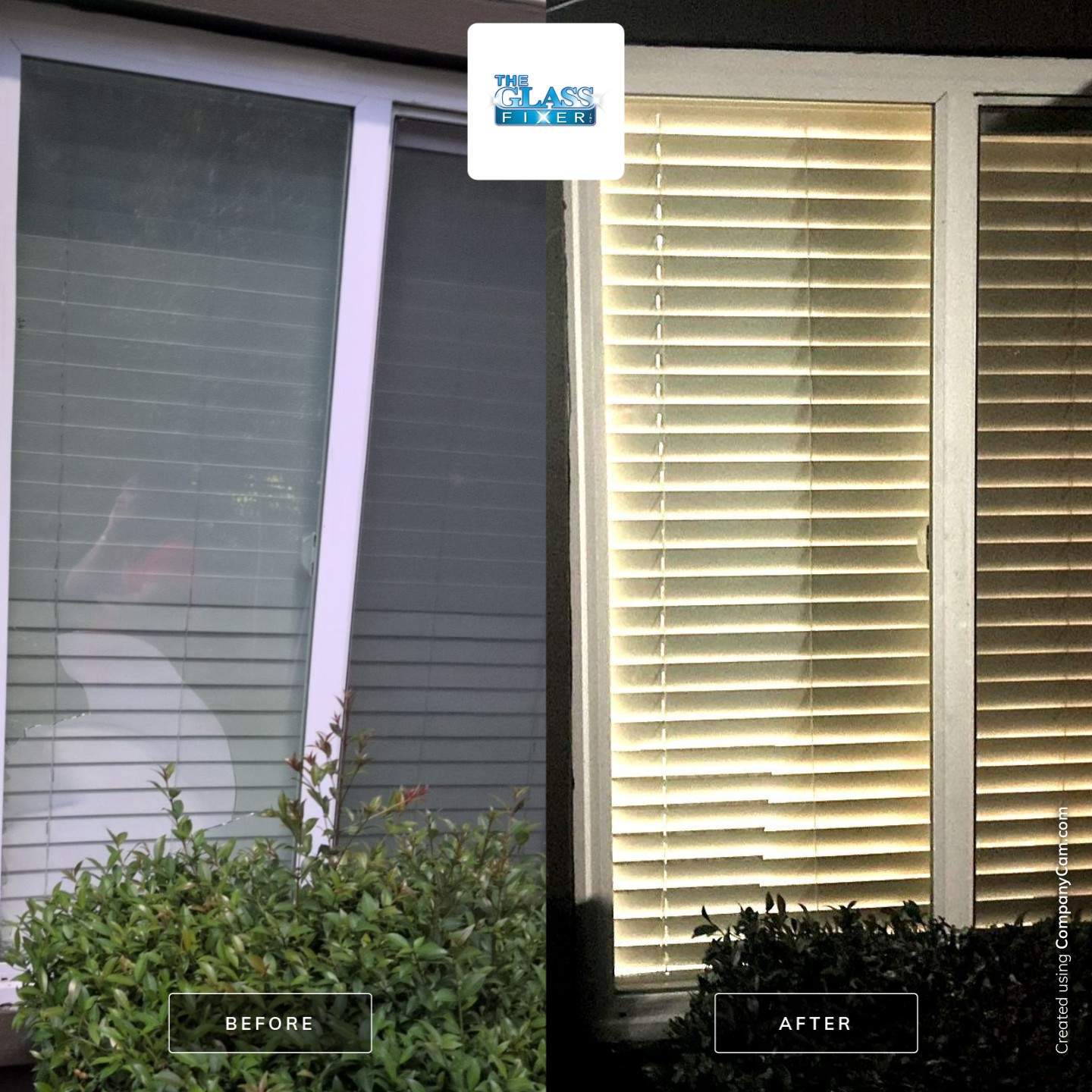 Glass Replacement of Low-e Dual Pane Glass Unit that was Broken in Anaheim, CA